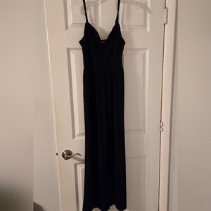 Elegant Black Maxi Jumpsuit